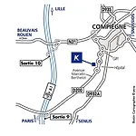 Hotell Kyriad Prestige Compiegne & Jaux