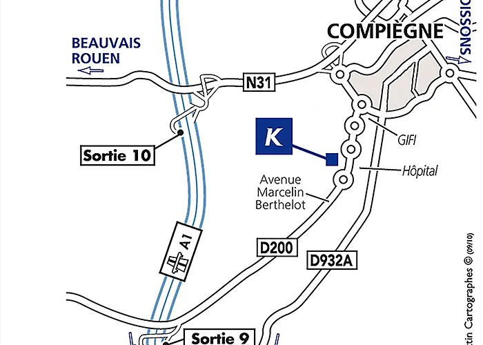 Hotel Kyriad Prestige Compiegne & Jaux